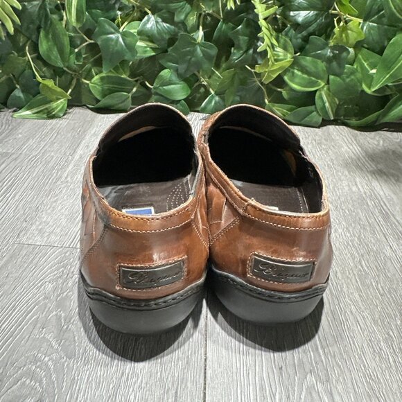 Italy Bragano Cole Haan Men\'s size 10 Brown woven leather Loafers dress shoes main image 9